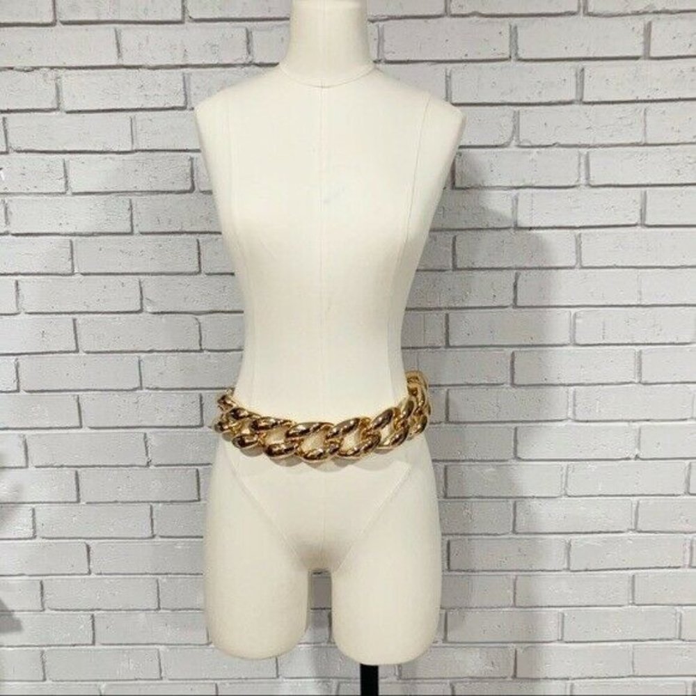 Asos Design Womens Chunky Chain Belt - Size XL/XXL
